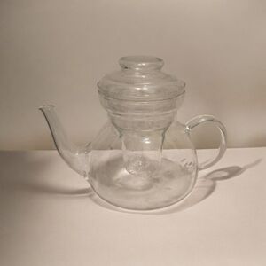 Vintage Princess House Heritage Glass  Teapot With Infuser